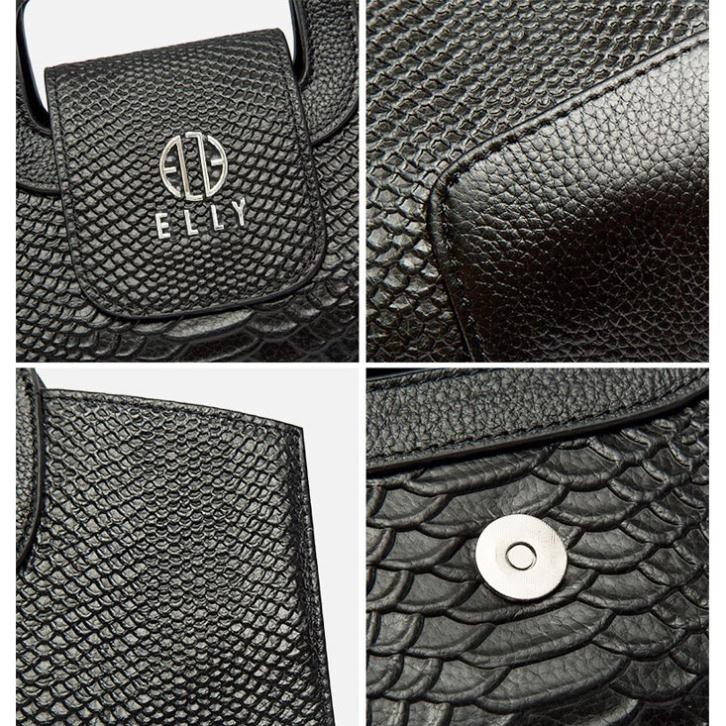 Túi clutch nữ cao cấp da thật ELLY VINH  – EC37