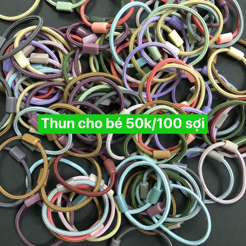 Thun cột tóc cho bé 1 túi 10 sợi