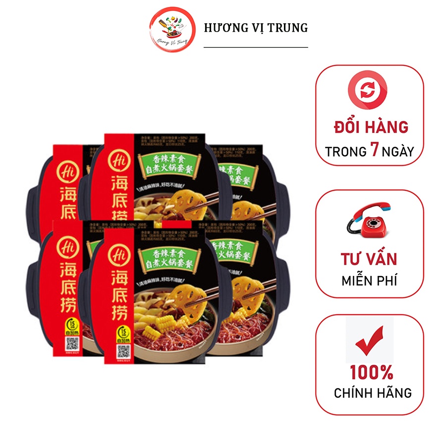 LTS100- Lẩu Tự Sôi Haidilao Rau Củ Cay