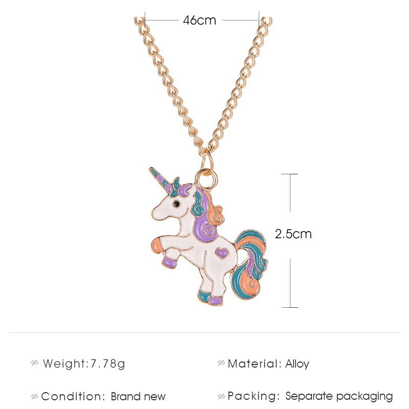 Dây Chuyền Mặt Hình Chú Ngựa Dễ Thương Cho Nữ