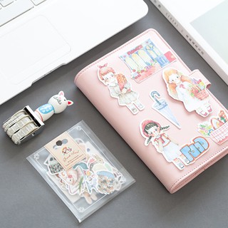  Bộ 40 miếng sticker dán trang trí hình thỏ bunny
