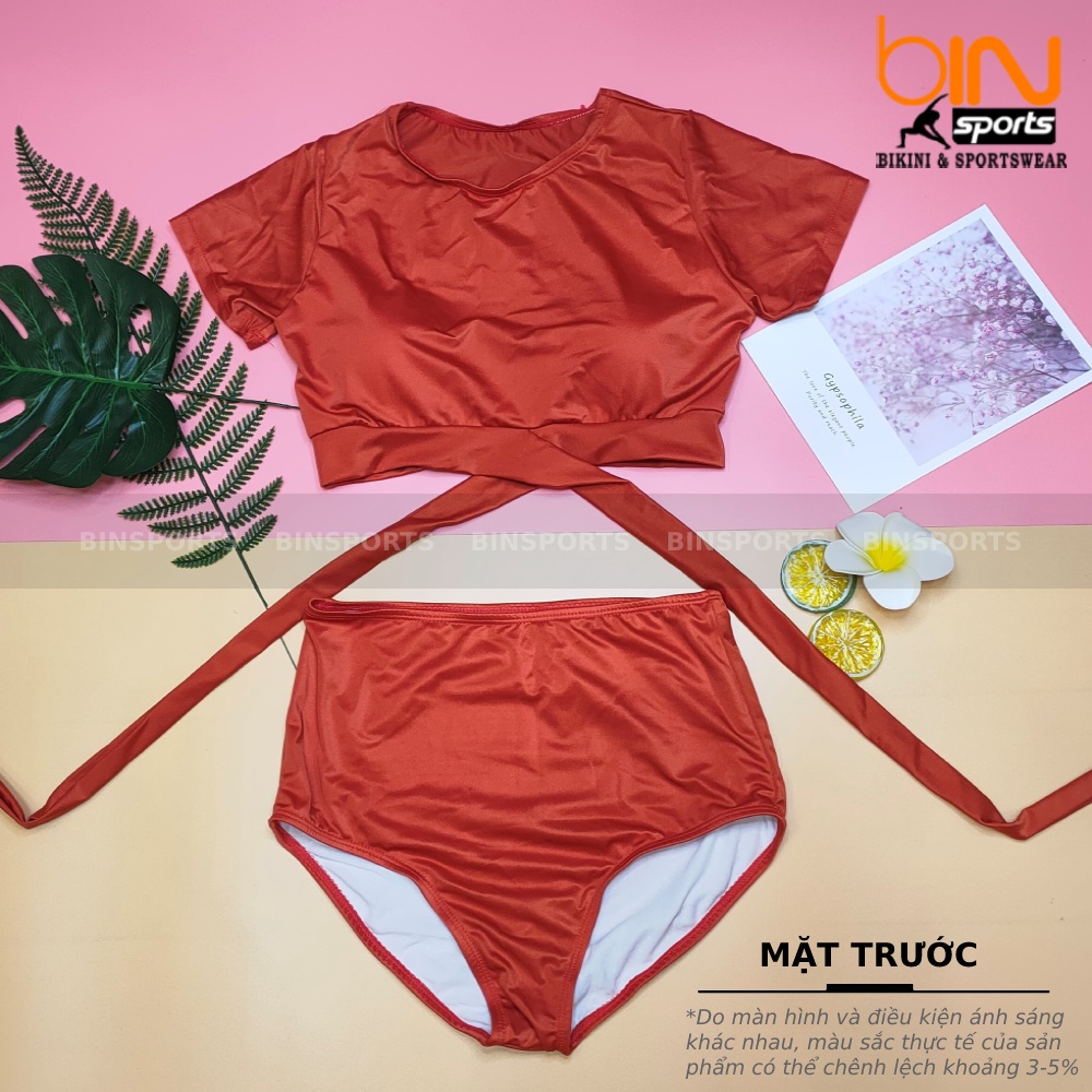 Bikini Nữ Hai Mảnh Aó Crop Freesize Bin Sports BHV022