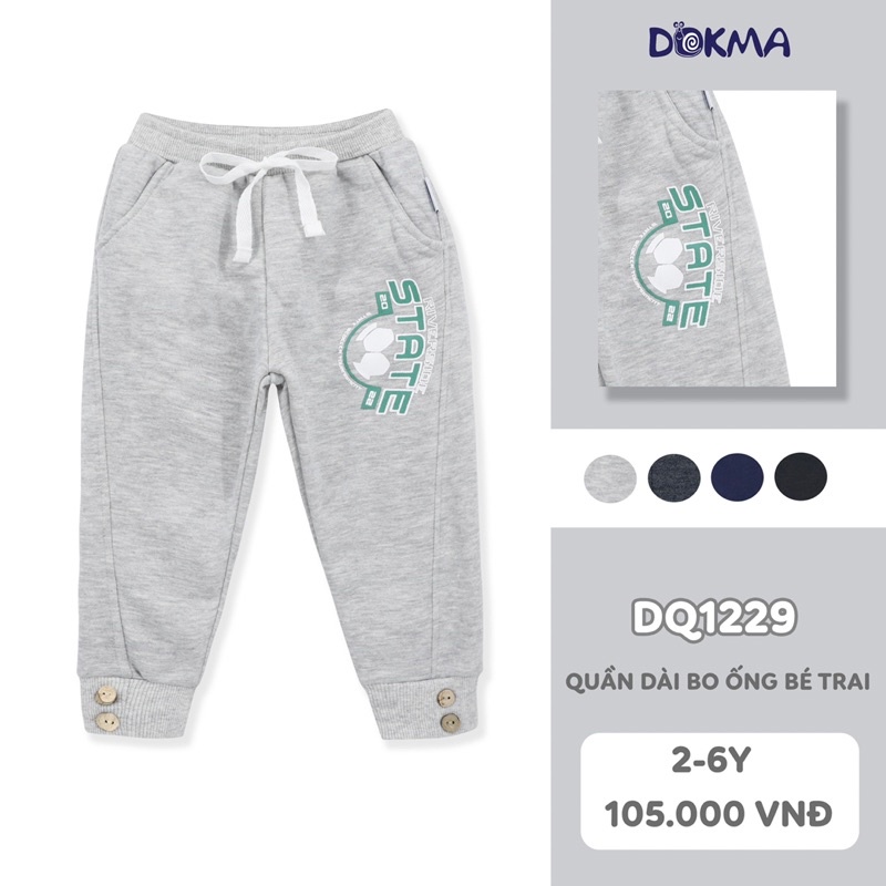 Quần Nỉ Bông Dokma Chất Cotton