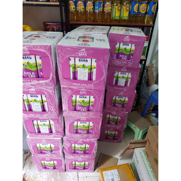 Sữa tươi Happy Barn 3,8% date mới
