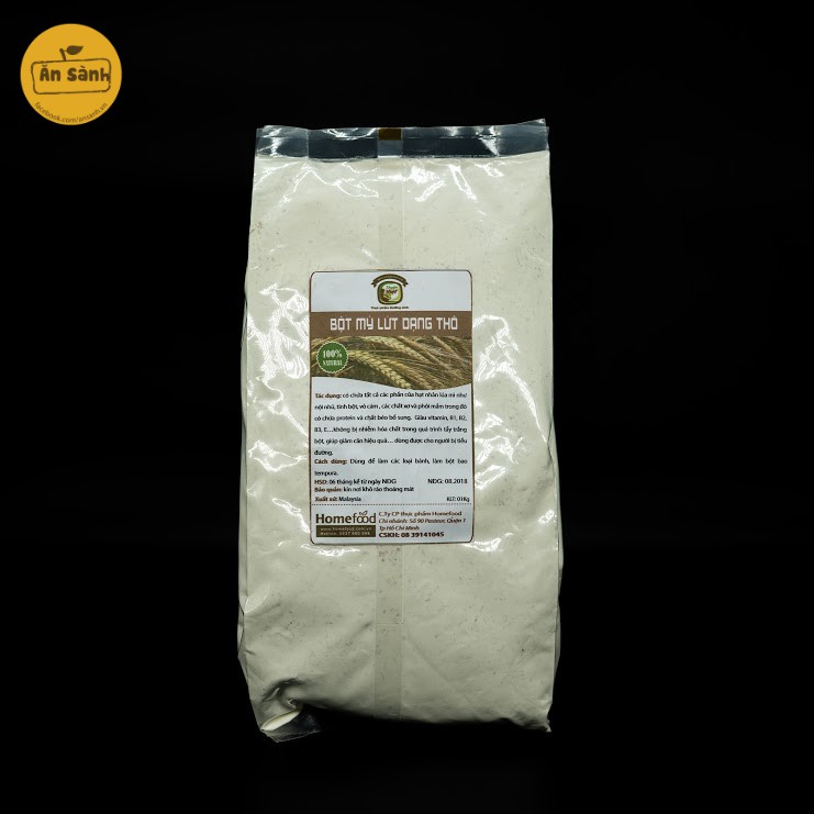 Bột mì lứt dạng thô 1kg