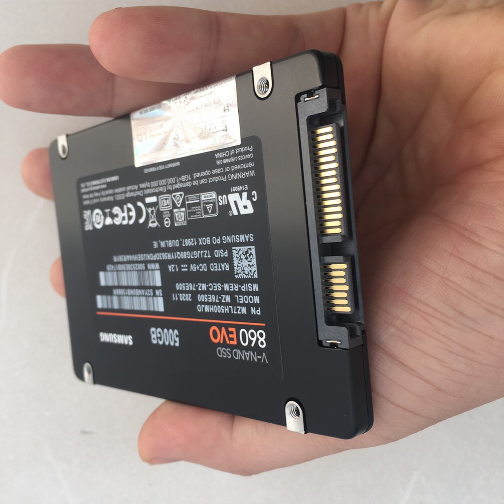 Ổ cứng SSD 500gb Samsung 860 Evo 2.5" SATA 3 MZ-76E500BW - Hãng phân phố