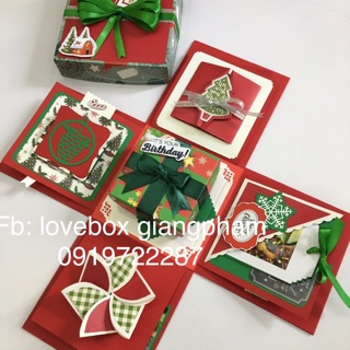 Hộp ảnh noel - love box