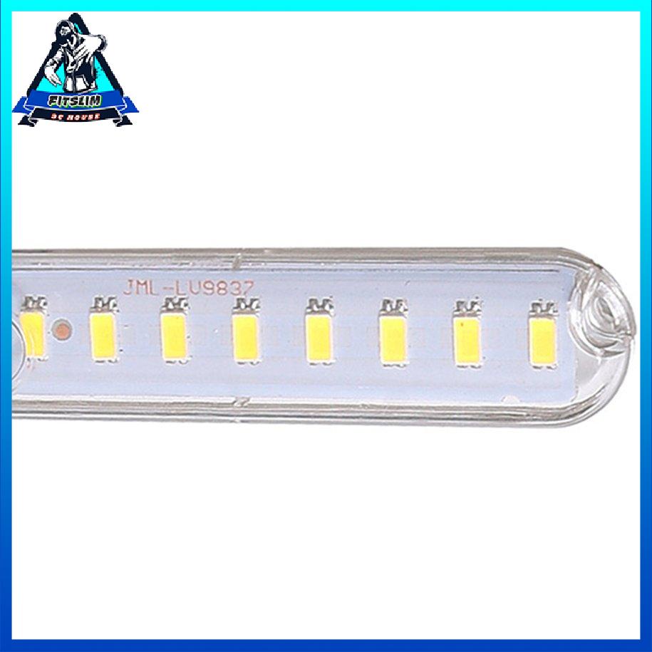 Mini 3LEDs 8LEDs USB LED Đèn ngủ Sách Đèn đọc sách Đèn cắm trại Quà tặng [8/1]