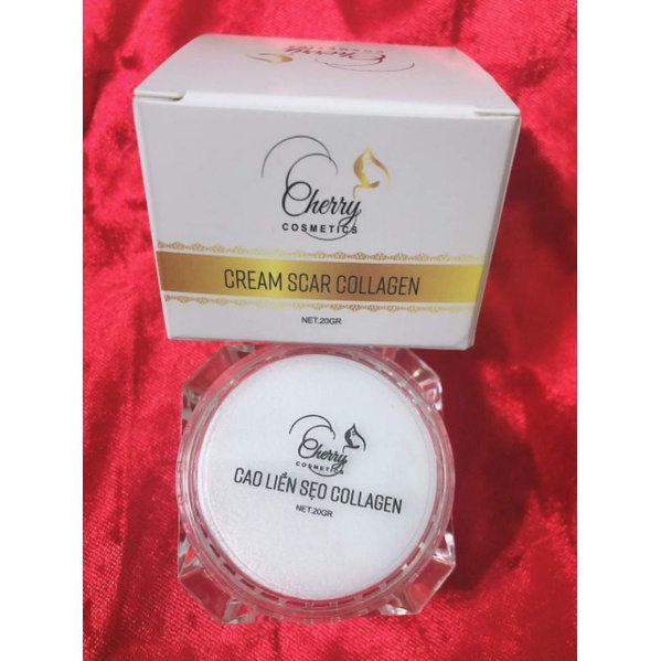 (Chính Hãng) Cao Sẹo Collagen Hũ 20g Dùng Sau Đốt Nốt Ruồi, Mụn Thịt, Bắn Laser, Lăn Kim Giúp Dịu Da Liền Sẹo Nhanh