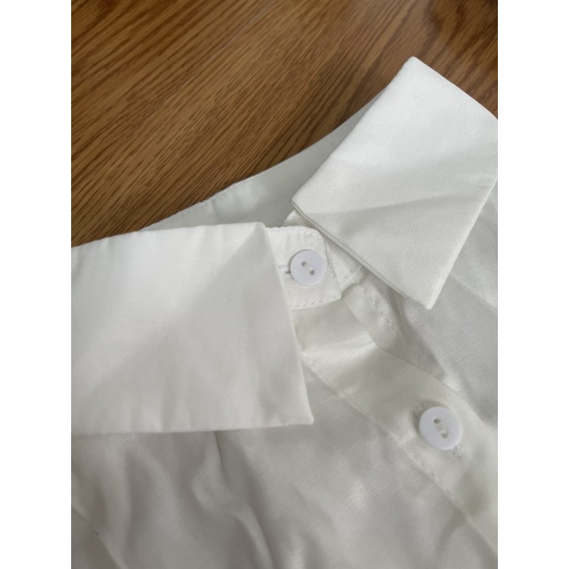 Áo sơ mi vạt xoè 2 dáng tay ngắn và tay dài | BigBuy360 - bigbuy360.vn