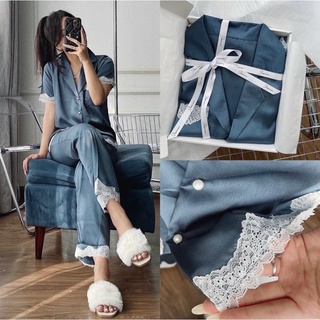 Bộ Lụa Phối Ren Hàng Đẹp