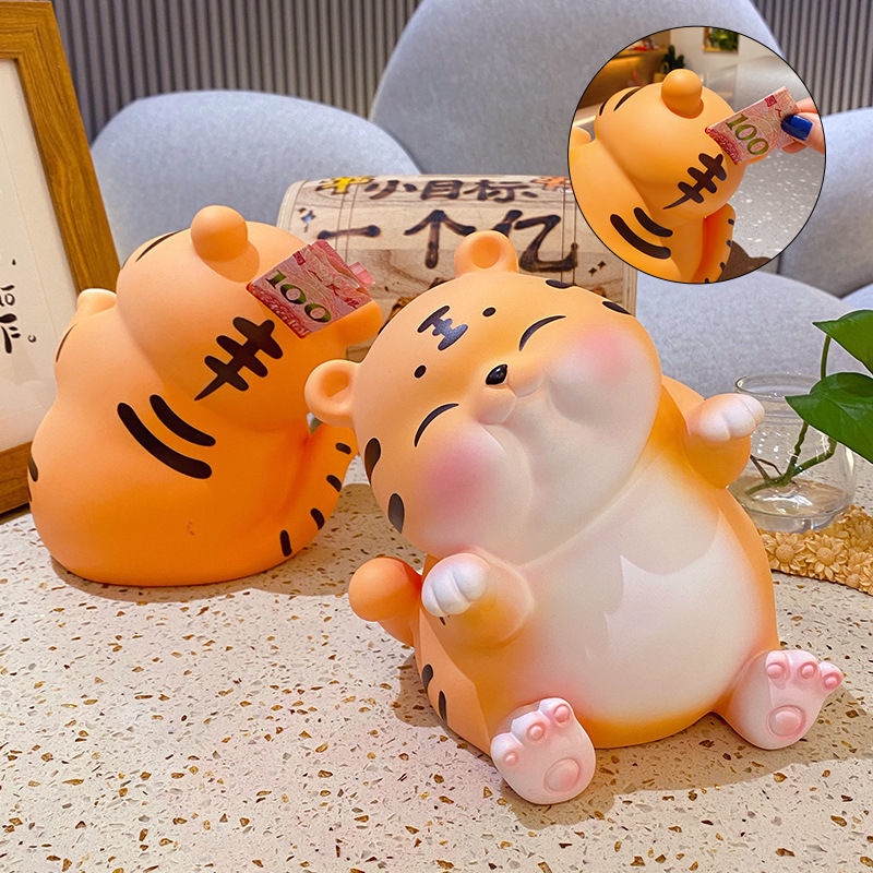 Heo Đất Sáng Tạo. Chống Rơi Ống Heo Tiết Kiệm Hình Hổ Con Đáng Yêu Dành Cho Bé