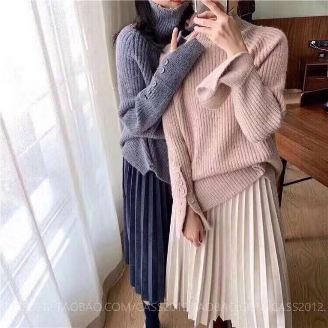 Chân váy dập li hàng QCL1