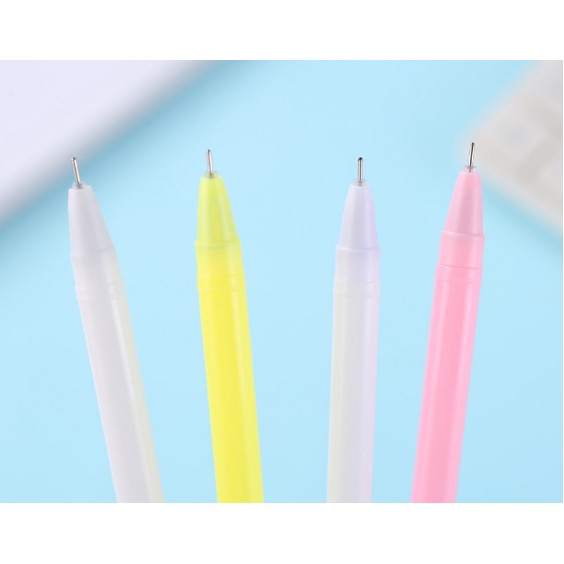 Set 20 bút mực gel ngòi 0.5mm đầu gắn hình con vật đáng yêu