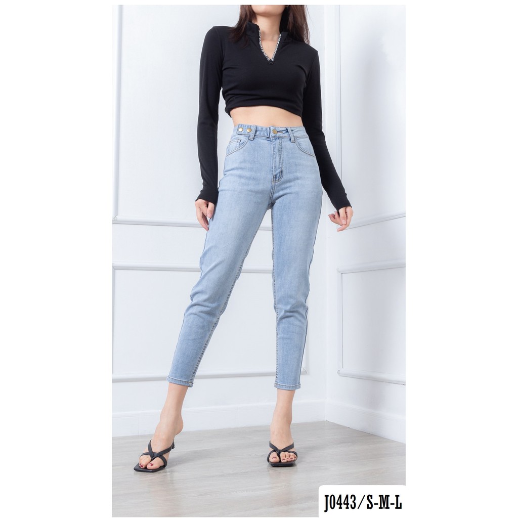 Quần Jean Baggy Màu Nhạt Lưng Siêu Cao J0443