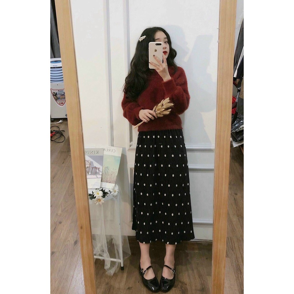 Áo Len Lông Thỏ Cổ Lọ 3 Phân Mềm Mịn Hàng Quảng Châu Loại 1 | BigBuy360 - bigbuy360.vn