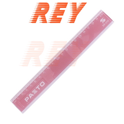 Combo 2 thước kẻ 20cm tông màu pastel 𝑻𝒉𝒊𝒆̂𝒏 𝑳𝒐𝒏𝒈 Pazto SR-010