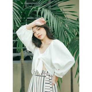 [thelegswork] Ririn Top | Áo thắt nơ ngực