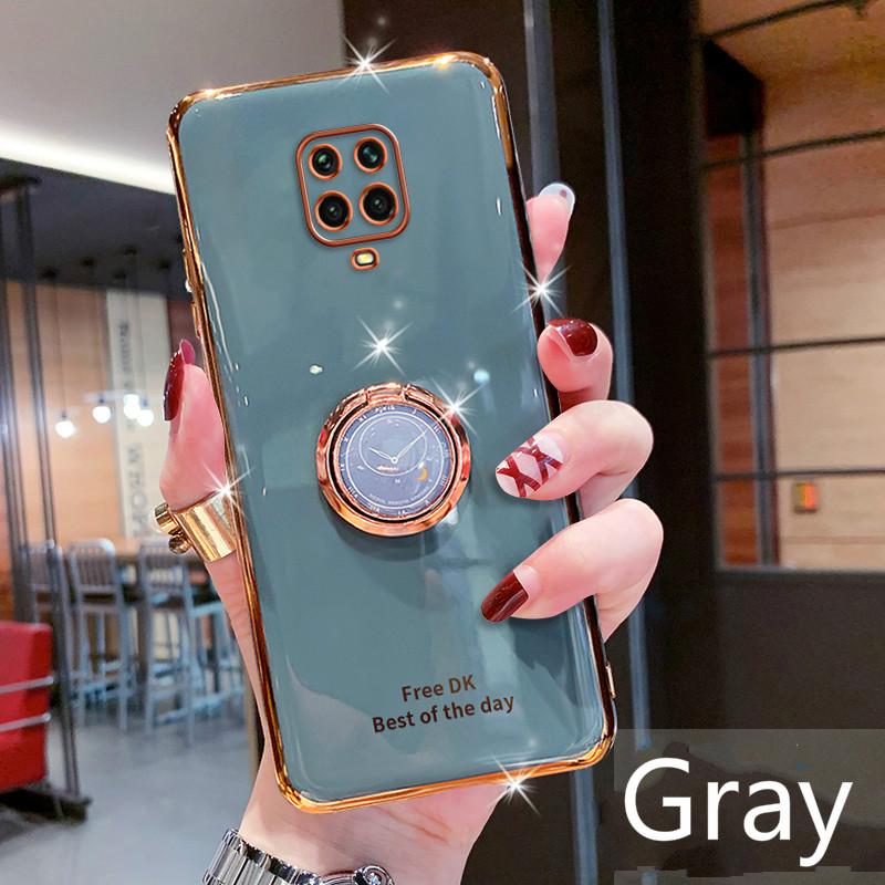 Ốp điện thoại dẻo có giá đỡ cho Xiaomi Redmi Note 9S 9 Pro Max 9A 9C Mi 10 Note Lite Redmi 10X Pro 5G K30 Ultra K30s