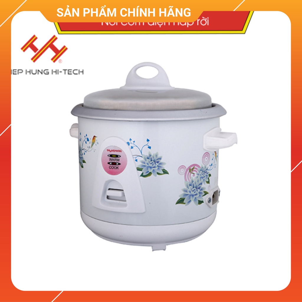 [Mã ELHADEV giảm 4% đơn 300K] Nồi Cơm Hiệp Hưng Kim Cương 1L2- Nắp Rời - Hàng Việt Nam Chất Lượng Cao - BH 12 tháng