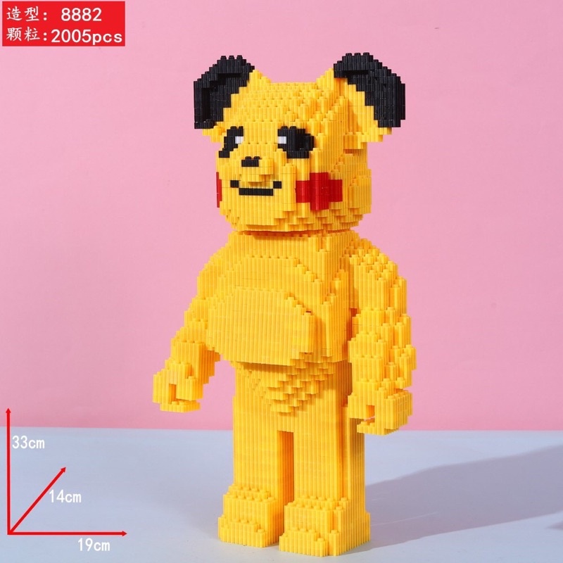 LEGO BEARBRICK MẪU MỚI NHẤT SIZE LỚN ĐỒ CHƠI LẮP RÁP TRÍ TUỆ CHO TRẺ