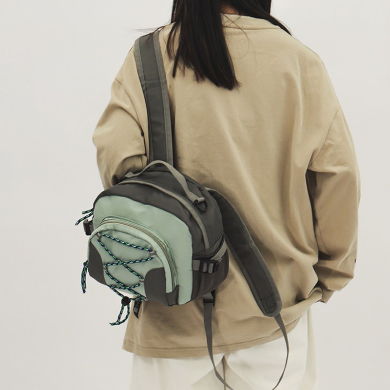 Ba Lô Nylon Đeo Vai Unisex Có Thể Chuyển Đổi Được