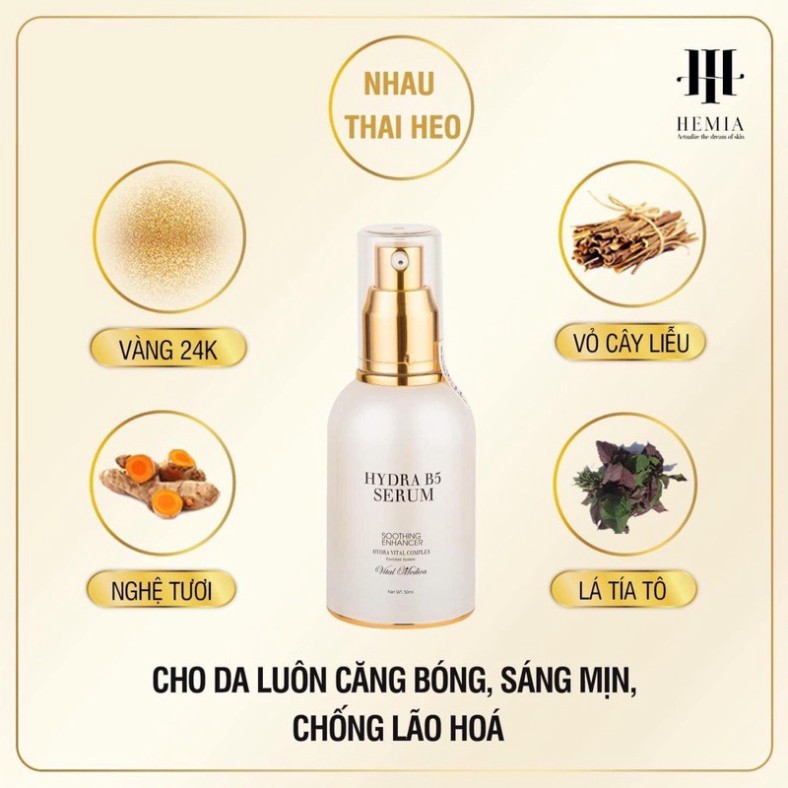 SERUM HYDRAB5 HEMIA- NHAU THAI HEO ĐỈNH CAO DƯỠNG ẨM- PHỦ SƯƠNG CĂNG BÓNG | BigBuy360 - bigbuy360.vn