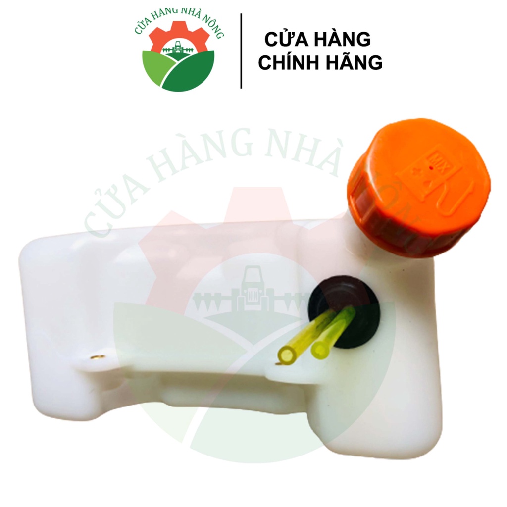 Bình xăng nhựa máy cắt cỏ 260 / 330 / 430 cổ dài loại 2 ốc