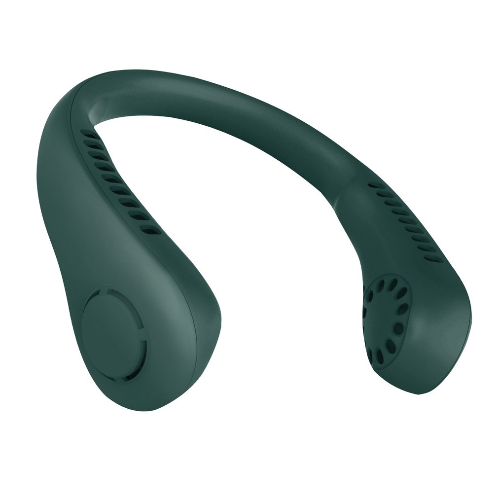Quạt Đeo Cổ Mini  Quạt Không Cánh Cầm Tay Điều Chỉnh 360 Độ Dung Lượng