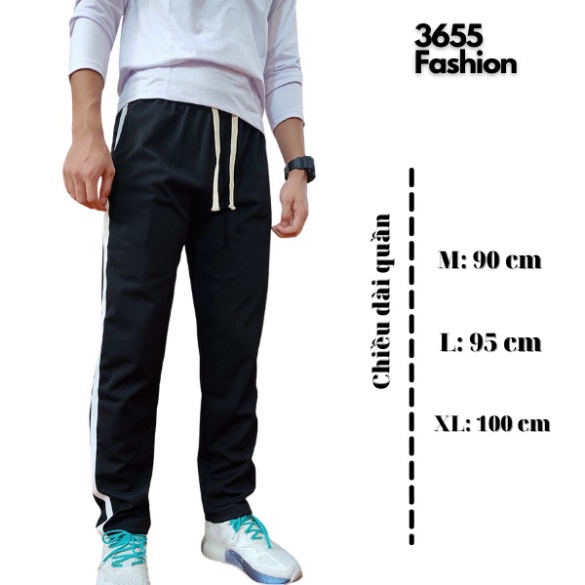 FREE SHIP  Quần jogger nam nữ thể thao, quần ống suông 3 sọc 1 sọc chất dày dặn, vải cao cấp Joger không xù không nhăn