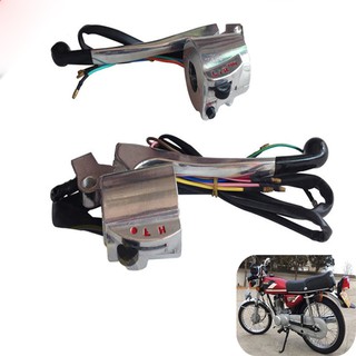 Cùm nhôm công tắc điều khiển xe máy mô tô 67 win CG125