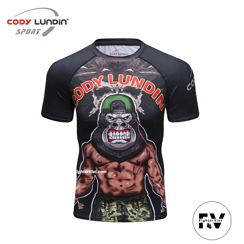 Bộ quần áo MMA, Muay Thái, Jiu-Jitsu - Bộ quần áo  thun lạnh co dãn 4 chiều Cody Lundin Sport