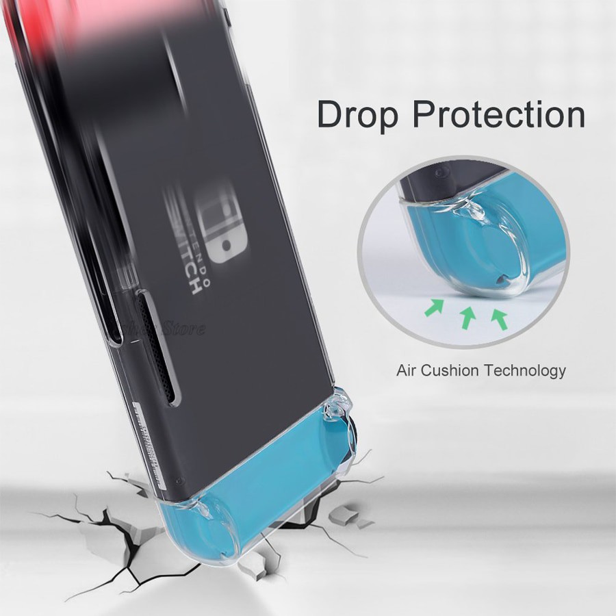Ốp LAMMCOU trong suốt bảo vệ thích hợp cho Nintendo Switch