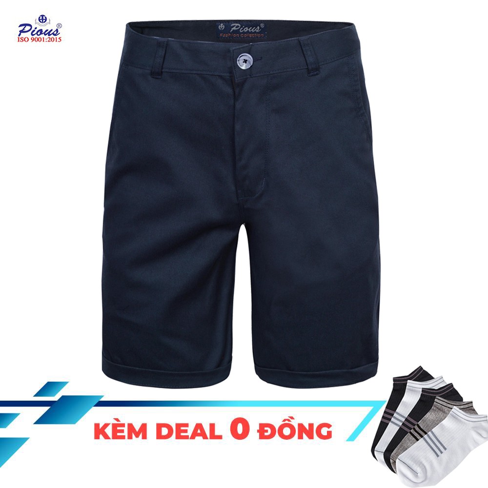 Quần short kaki nam cao cấp pious kkt008 (co giãn) | BigBuy360 - bigbuy360.vn