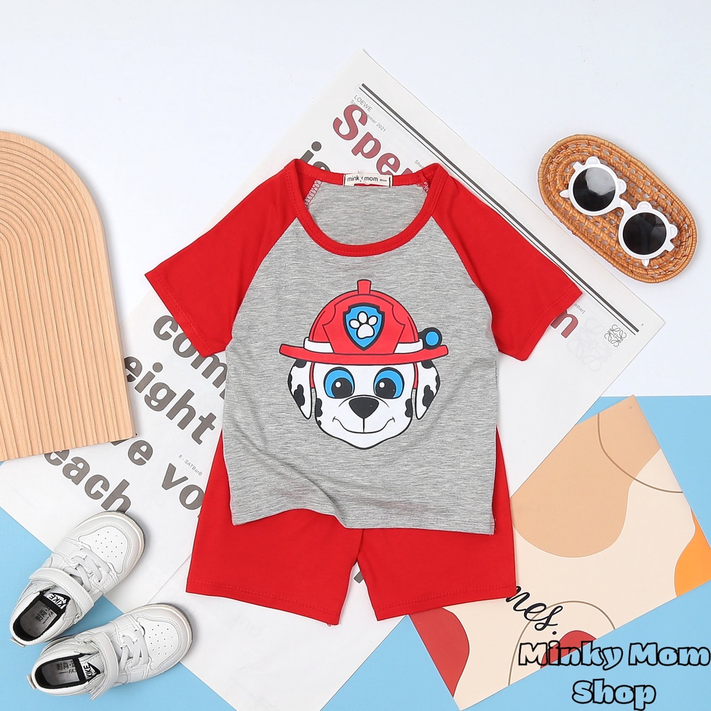 ✨Size(9-32Kg)✨Bộ MinKy Mom Thun LạnhFREE SHIPDể Thương Cho Bé Gái Bé Trai, Đủ Màu