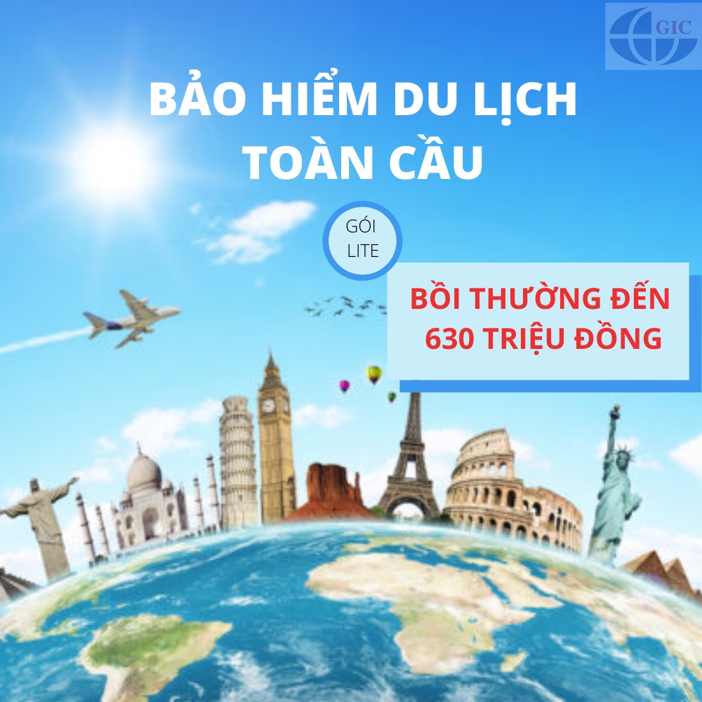 TOÀN QUỐC [E-voucher] Bảo Hiểm Du Lịch Toàn Cầu - GIC