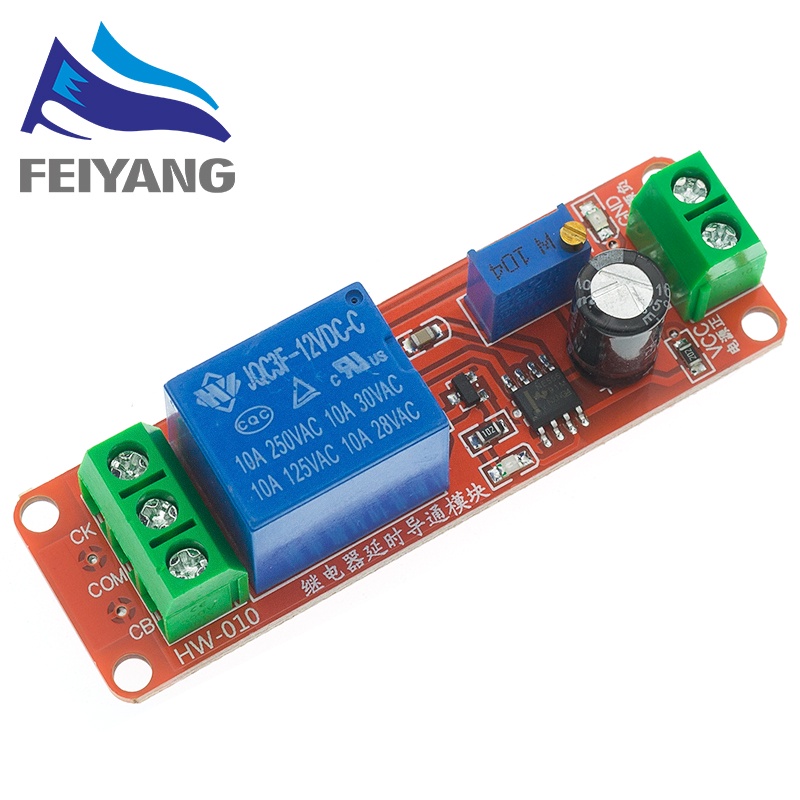Rơ le hẹn giờ 0 đến 10 giây DC 12 NE555