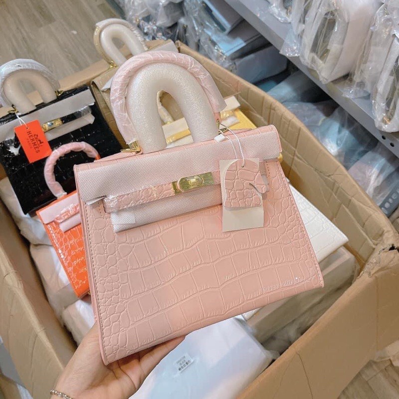 Túi Her Mes Da Rắn Bóng Cao Cấp Size 21