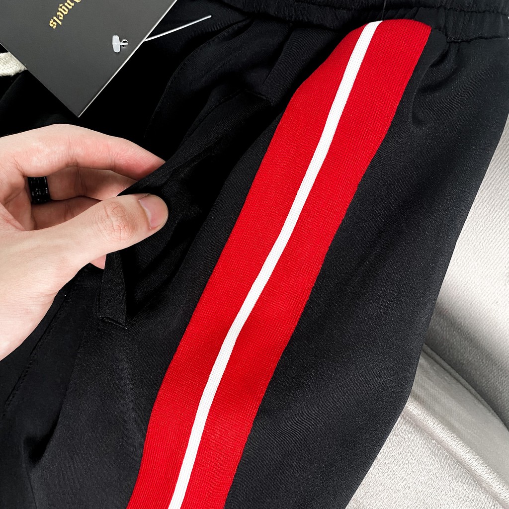 [Mã SKAMA06 giảm 8% TỐI ĐA 50K đơn250K] Quần short Palm Angle sọc đỏ , quần short nam unisex , MSW Town | BigBuy360 - bigbuy360.vn
