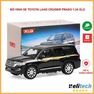 Xe mô hình Toyota Land Cruiser PRADO tỉ lệ 1:24 kim loại, mở 6 cửa, hãng XLG