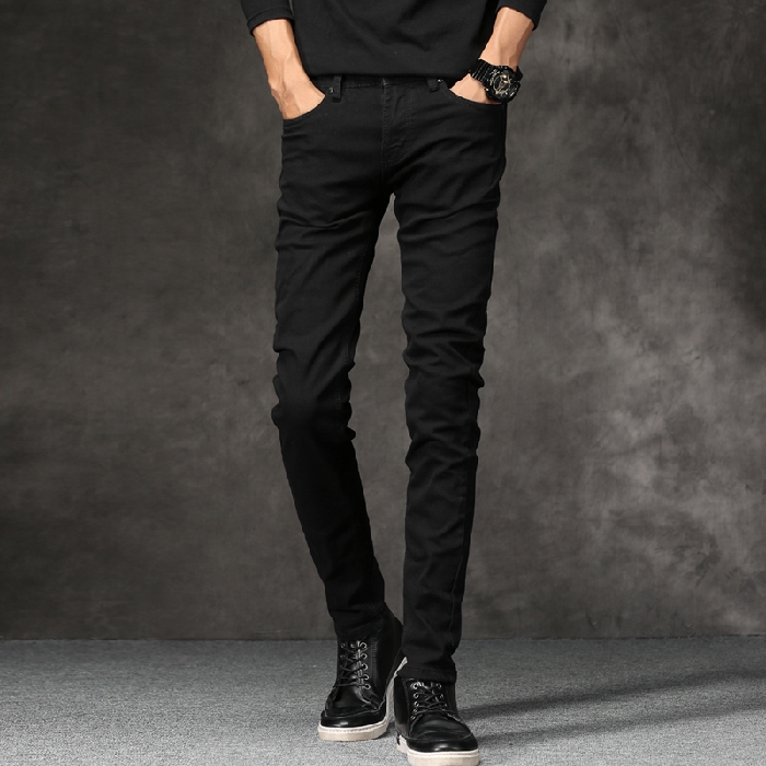 Quần jean denim dài ống nhỏ trẻ trung thời trang dành cho nam