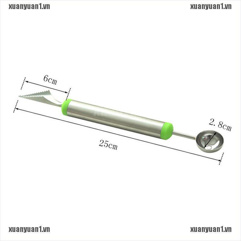 Muỗng Múc Kem Bằng Thép Không Gỉ Hai Đầu XUANYUAN1