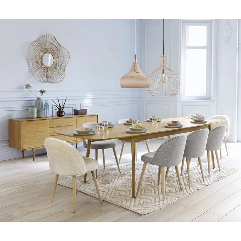 Tủ trữ đồ lớn IBIE Portobello gỗ sồi màu tự nhiên