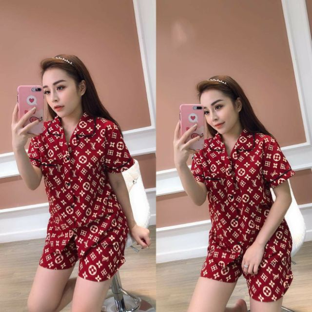 BỘ NGỦ HÈ CỘC TAY Nữ - BỘ KATE THÁI (ẢNH THẬT)