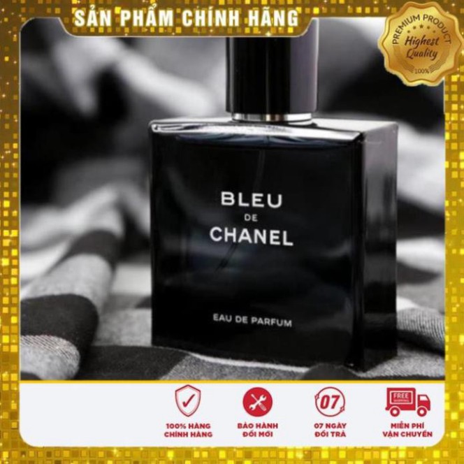 freeship [CHÍNH HÃNG] - Nước Hoa Nam Bleu de Chanel Eau De Parfum 50ml Mp63 ! !