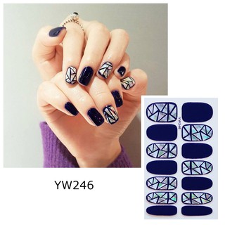 Miếng dán móng tay Sequin - Nail Wraps (14 miếng dán khô)