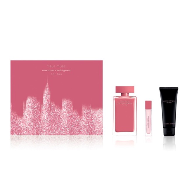 💥 Gift set nước hoa Narciso Fleur Musc - 3 món