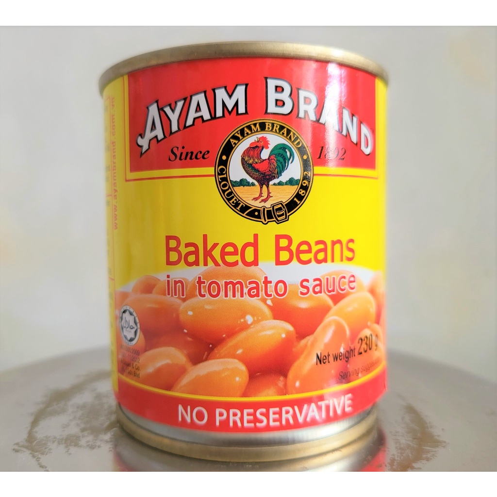 [230g - Hộp nhỏ] ĐẬU XỐT CÀ CHUA [VN] AYAM Baked beans in tomato sauce (halal)
