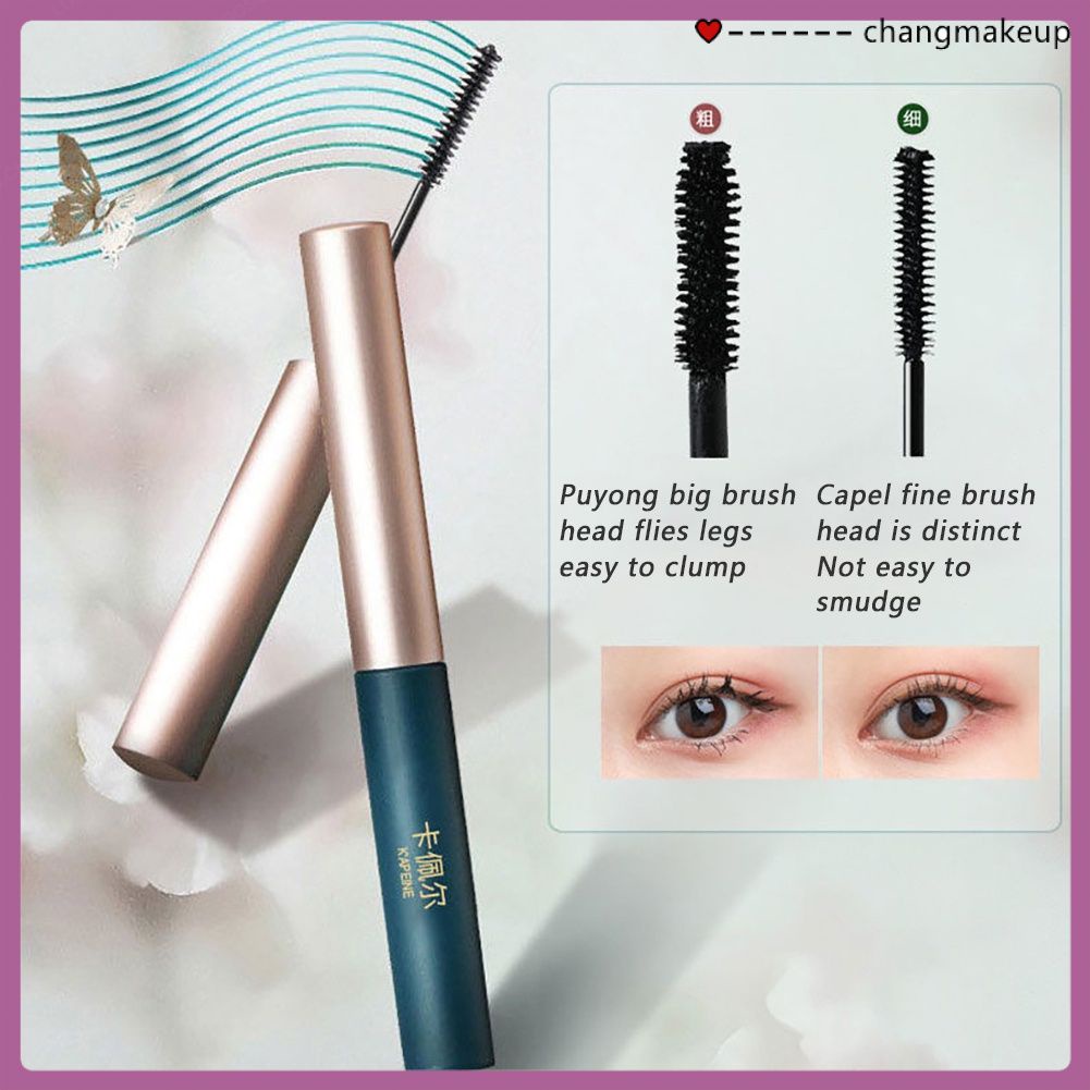 Hàng Có Sẵn mascara Đầu Cọ Mỏng Chống Thấm Nước Và Mồ Hôi Lâu Trôi Không Lem Giúp Làm Dày Uốn Cong Lông Mi Phong Cách Học Sinh DCM