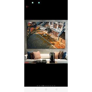 Combo 3 tranh hà nội xưa 50x70cm gồm khung theo yêu câuc